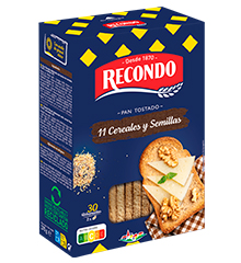 Pan tostado 11 cereales y semillas