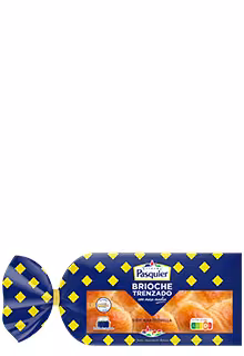 Brioche trenzado natural