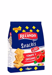 Snackis tomate y orégano